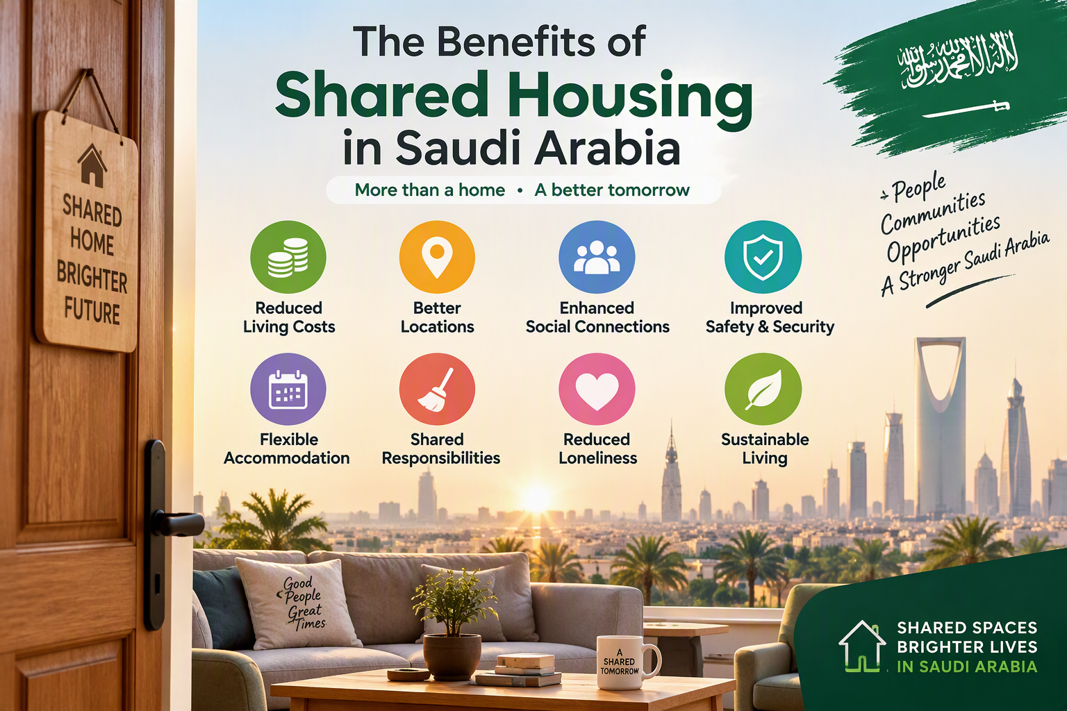 The Top Benefits of Shared Housing in Saudi Arabia